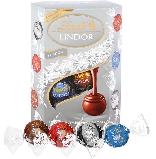 Цукерки LINDT LINDOR SILVER 200г